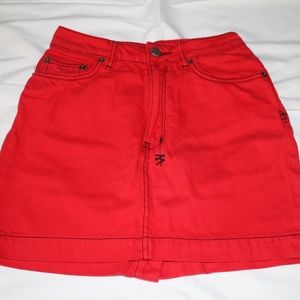 KSUBI Super X Mini Nitro Denim Skirt